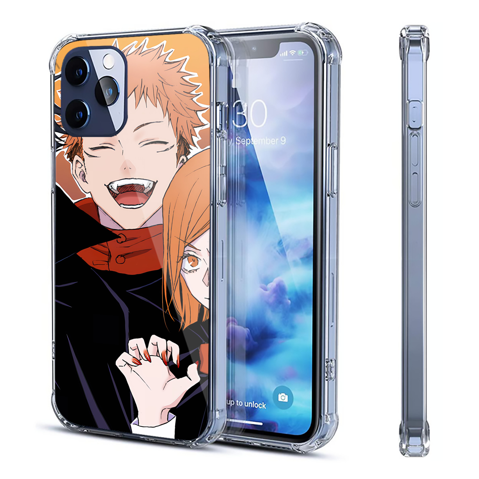 （画像用） SPY×FAMILY间谍家家酒 【iPhone 12シリーズ対応】透明スマホケース（クリアソフトケース）